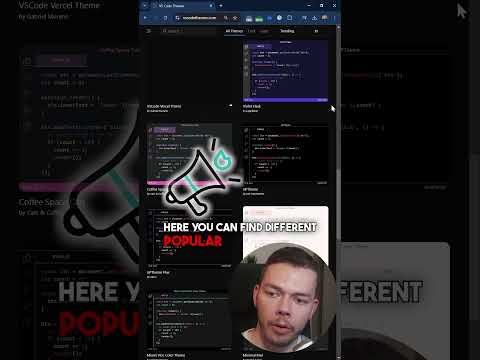 Find The Best VS Code Themes Here 🤩 #webdeveloper #vscode