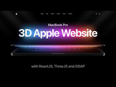 Build and Deploy an Apple Website with React | Beginner Three.js & GSAP Tutorial