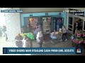 Video shows man stealing cash from Girl Scouts  - 01:16 min - News - Video