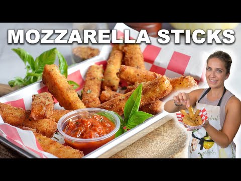 Super Easy Homemade Mozzarella Sticks!