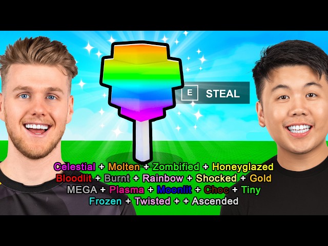 We STOLE the RAREST Fruits in Grow a Garden!