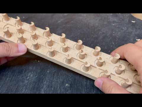 編み物が流行ってると聞いたので、編み機を作りました