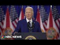 Biden: Trump bragged about overturning Roe v. Wade