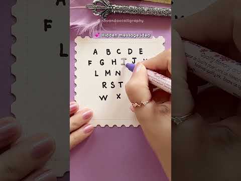 Did you catch the message? 💗 #nhuandaocalligraphy #romance