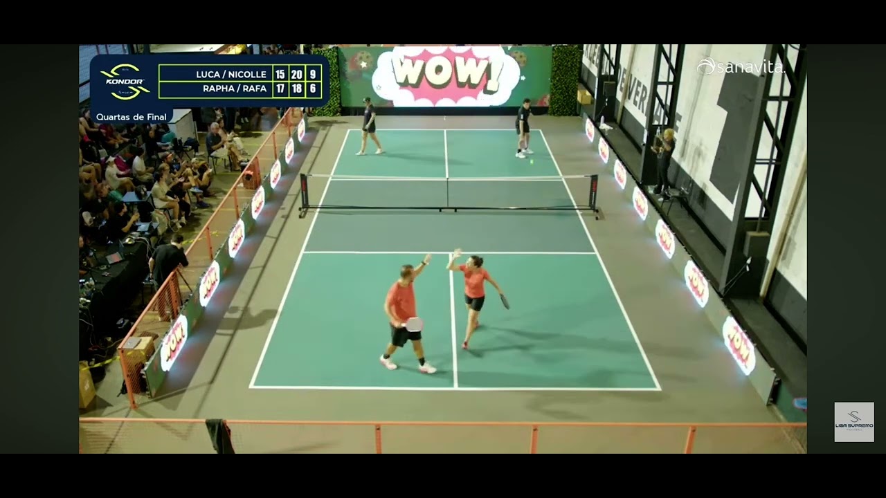 Jogada de pickleball incrível