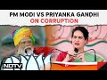 PM Modi Latest | PM Modi vs Priyanka Gandhi At Poll Rallies Over Corruption