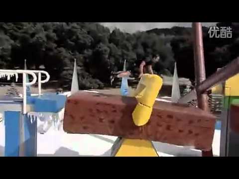 爆笑！中国的闯关游戏神马的都是浮云！外国的这些你敢玩儿吗？！