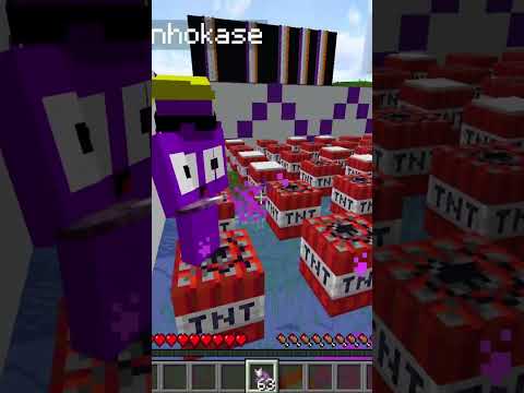 NÃO TAVA ESPERANDO POR ISSO #minecraft #minecraftshorts #minigames #tnt