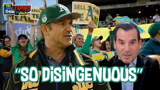 David Samson Reacts to Oakland Athletics Owner John Fishers "Disingenious" Letter to A's Fans