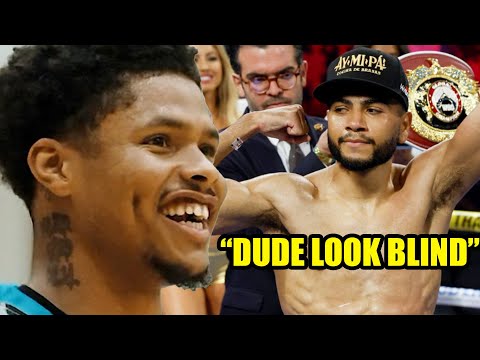 Shakur Stevenson REACTS to Raymond Muratalla DROPPING & KNOCKING OUT Jesus Antonio Perez Campos