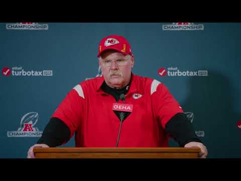 Andy Reid: “Our players were disappointed” | AFC Championship Press Conference video clip