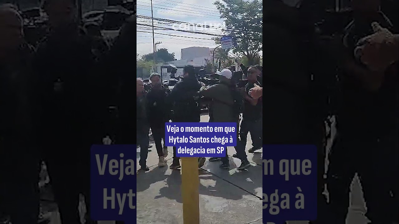 Hytalo Santos é preso veja o momento em que o influenciador chega à delegacia em SP