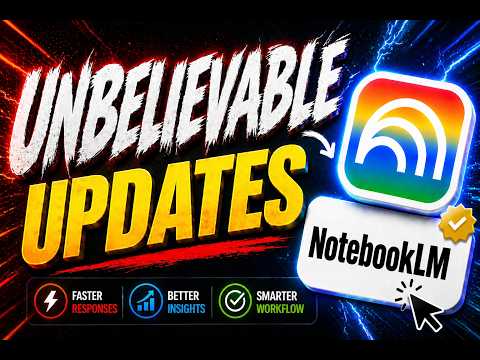 Новые обновления NotebookLM — это безумие!