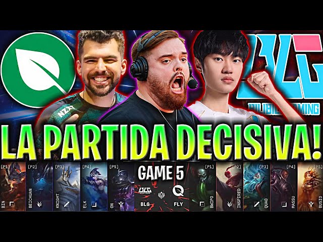IBAI CASTEA LA PARTIDA DECISIVA!😱BWIPO URGOT!🔥 | FLY vs BLG Game 5 MSI 2025 CASTEO IBAI ESPAÑOL