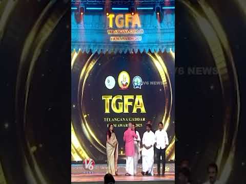 బెస్ట్ యాక్షన్ కొరియోగ్రాఫర్  పీటర్ హైన్స్ | Telangana Gaddar Film Awards 2026 | V6  News