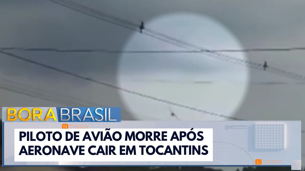 Piloto de avião morre após aeronave cair em Tocantins