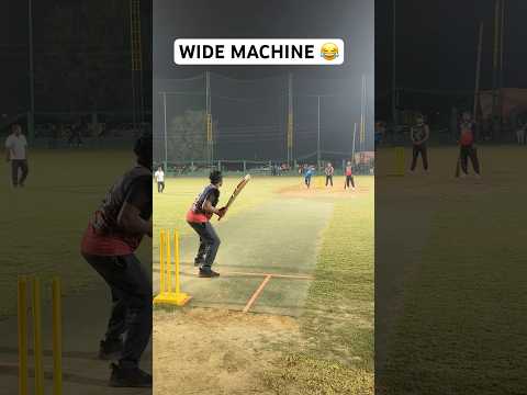 Wide Machine 😂 Cricket Bowler Can’t control line & length 🏏 #cricket #shorts #funny