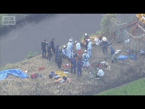 ニュースの動画サムネイル - 【速報】埼玉県行田市で下水道管点検中に4人の作業員がマンホールに転落　1人救出(2025年8月2日)