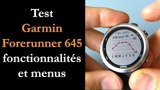 Vido-Test : Test Forerunner 645