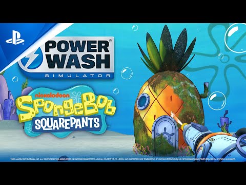 PowerWash Simulator - SpongeBob SquarePants Special Pack Launch Trailer | PS5 & PS4 Games
