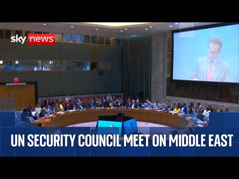 UN Security Council hosts meeting on Middle East conflict