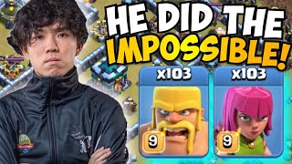 KLAUS TRIPLED A MAX TH13 IN WAR WITH BARCH?! Most Insane Attack I've EVER SEEN!!!! Clash of Clans