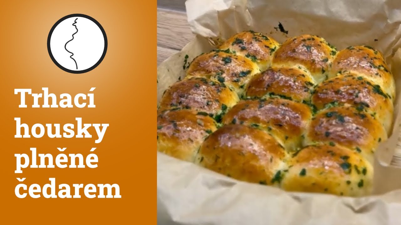 Trhací sýrové houstičky s česnekovým máslem | Těhotnej kuchař