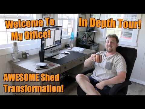 Transforming Office Shed: Automotive Oasis Creation