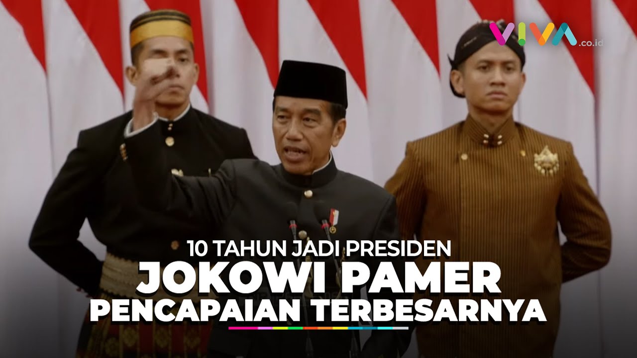 [FULL] Isi Pidato Kenegaraan Terakhir Jokowi, Pamer Pencapaian 10 Tahun Terakhir