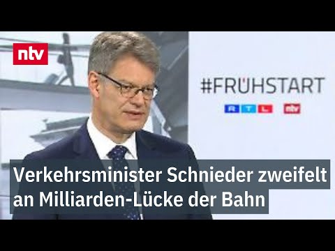 Verkehrsminister Schnieder zweifelt an Milliarden-Lücke der Bahn