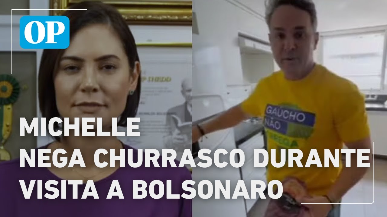 Michelle nega churrasco anunciado por Zucco em visita a Bolsonaro l O POVO News