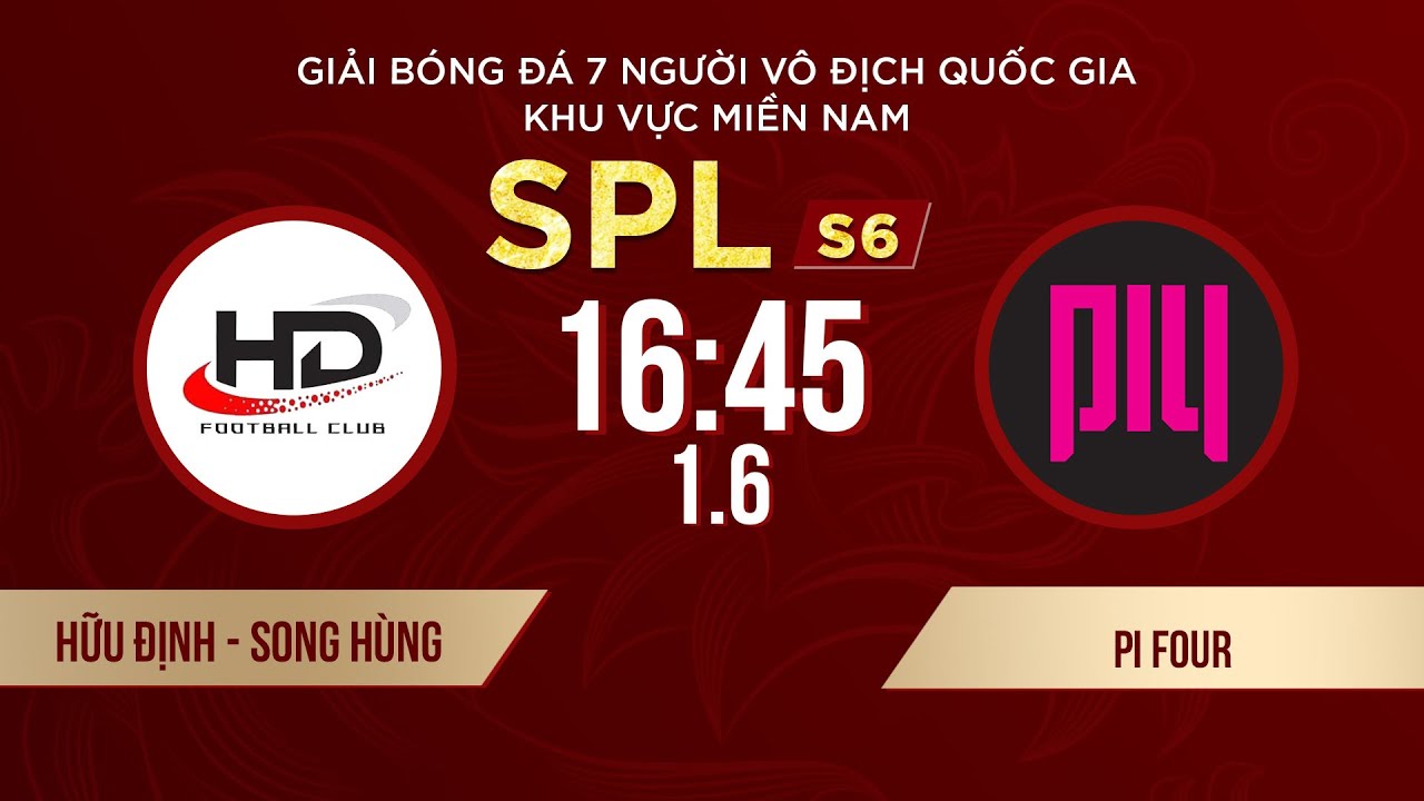 🔴 Trực tiếp: HỮU ĐỊNH SONG HÙNG - PI FOUR | Giải bóng đá 7 người VĐQG Bia Saigon Cup 2024 #SPLS6