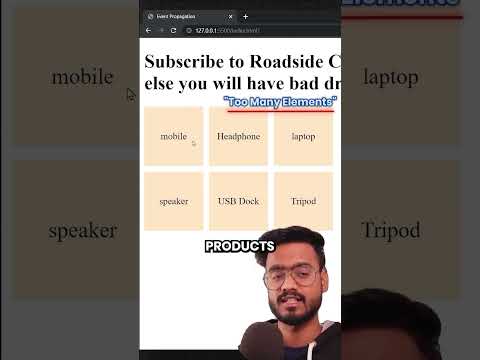 Event Deligation in Javascript (Interview Question)