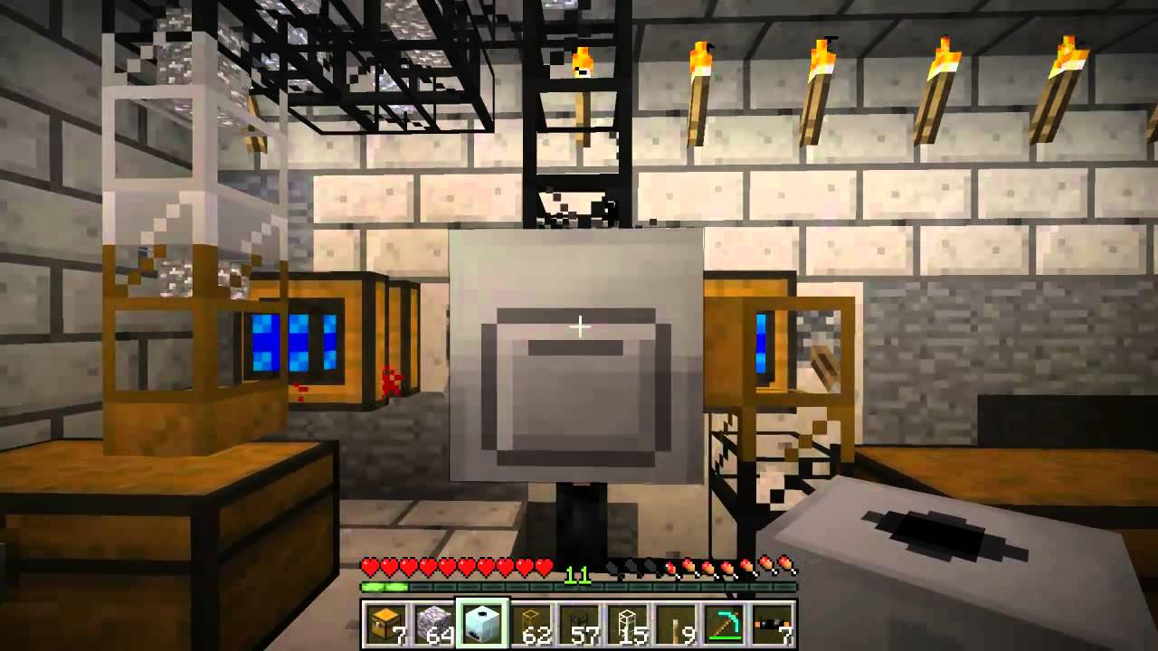 Automatic buildcraft macerator furnace extractor ep9 minecraft 1 1