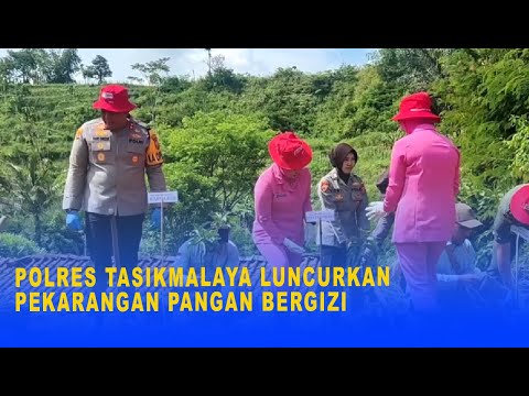 POLRES TASIKMALAYA LUNCURKAN PEKARANGAN PANGAN BERGIZI