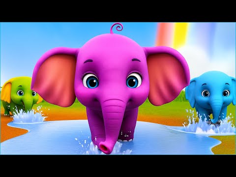 Chú voi con ở Bản Đôn - Con cún con - Nhạc thiếu nhi vui nhộn sôi động hay nhất