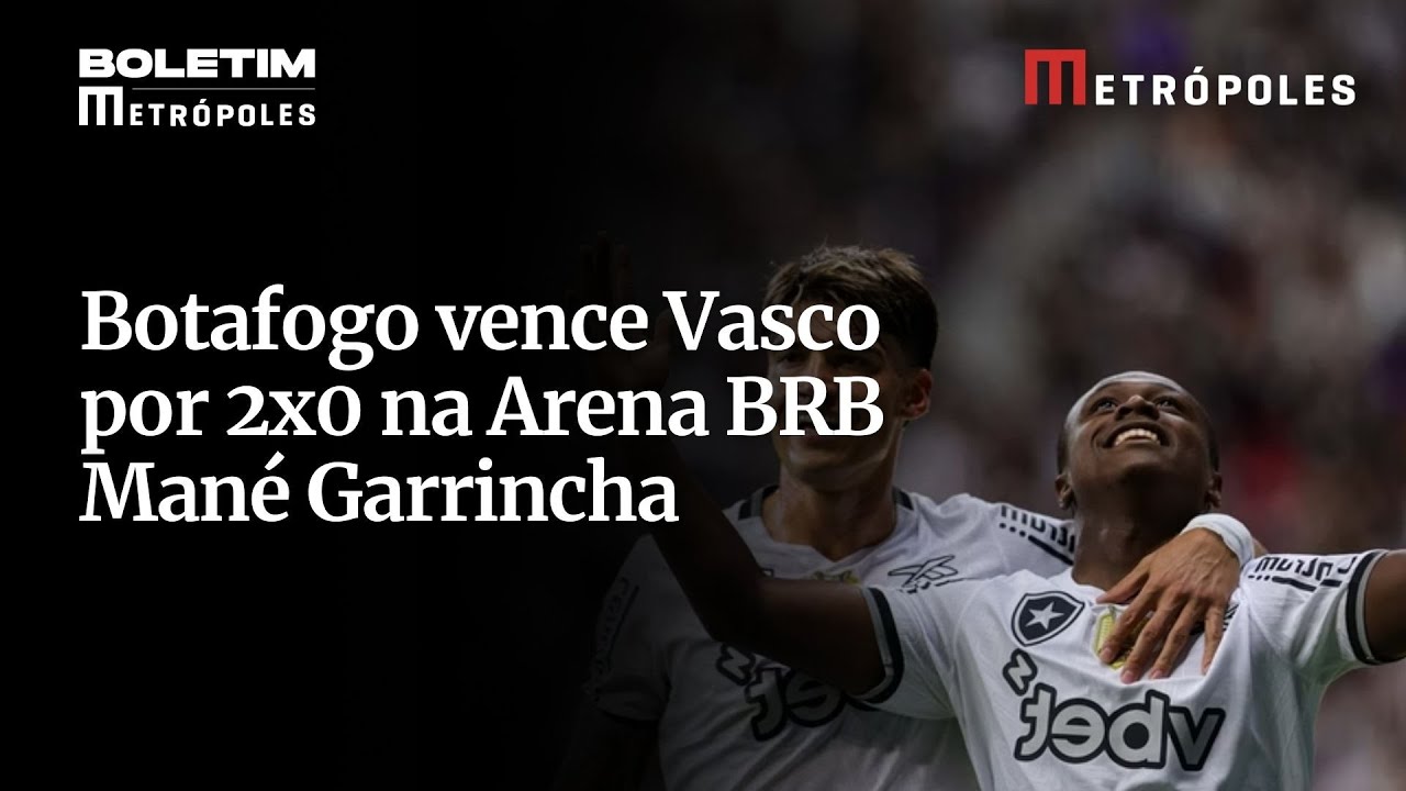Botafogo domina o Vasco em Brasília e vence Clássico da Amizade