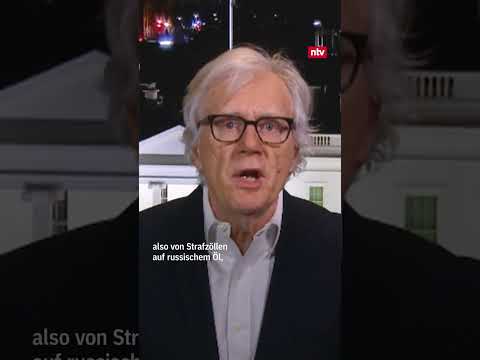 Trumps neue Putin-Härte kam nach Golfspiel - Peter Kleim, ntv-Korrespondent in Washington | #ntv