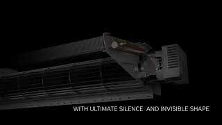 Wing Air Curtain Electric Heat 42" With ECM Motor