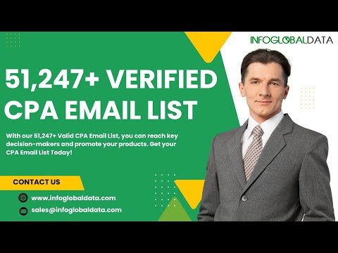 Enhance Your Marketing Strategies Using Our CPA Email List.