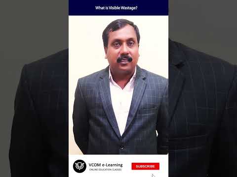 What is Visible Wastage? – #shortvideo #costaccounting   -Video@56 #account
