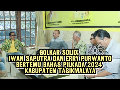 Golkar Solid! Iwan Saputra dan Erry Purwanto Bertemu Bahas Pilkada 2024 Kabupaten Tasikmalaya