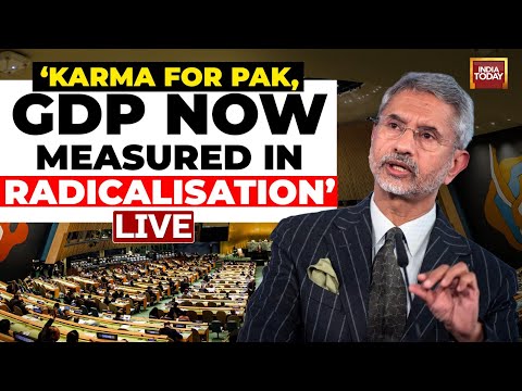 S Jaishankar Live | EAM Jaishanka’s Fiery Speech at UNGA | Jaishankar's 'karma' Jab At Pak In UN