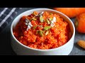 పంచదారతో పనిలేని క్యారెట్ హల్వా😋ఇలా చెయ్యండి సూపర్ ఉంటుంది👌 Carrot Badam Halwa Recipe In Telugu