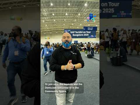 Day 1 Bengaluru SAP TechEd on Tour