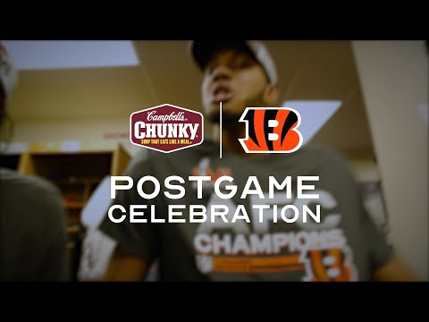 Postgame Celebration Fueled by Campbell's Chunky Soup | Cincinnati Bengals video clip