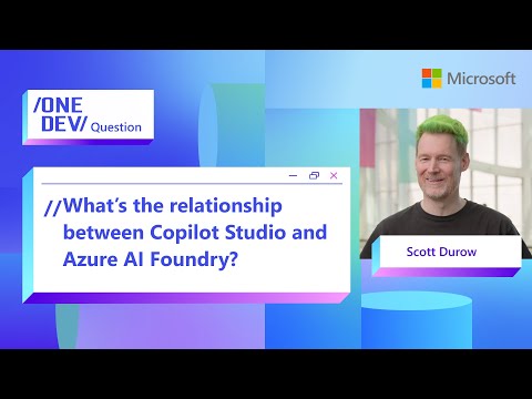 What is the relationship between Copilot Studio and Azure AI Foundry?