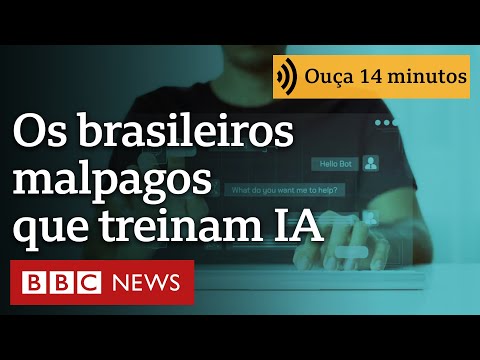 Os brasileiros que ganham R$ 500 por mês para treinar inteligências artificiais