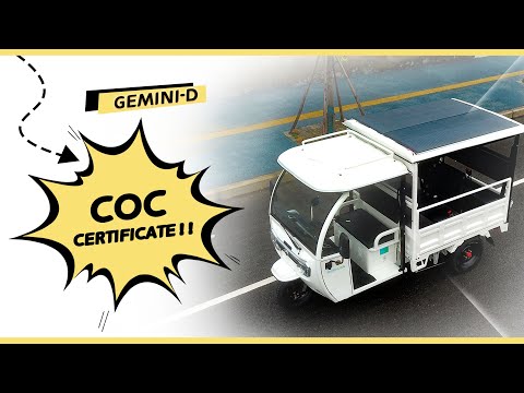 Unleashing the Gemini-D: China's COC Certified Electric Rickshaw for TUKTUK Tours in Europe!