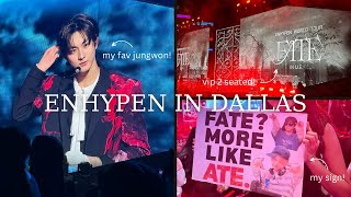 [concert vlog] fate in dallas part one 🎸 vip 2, soundcheck, lucky draw, 4k concert clips